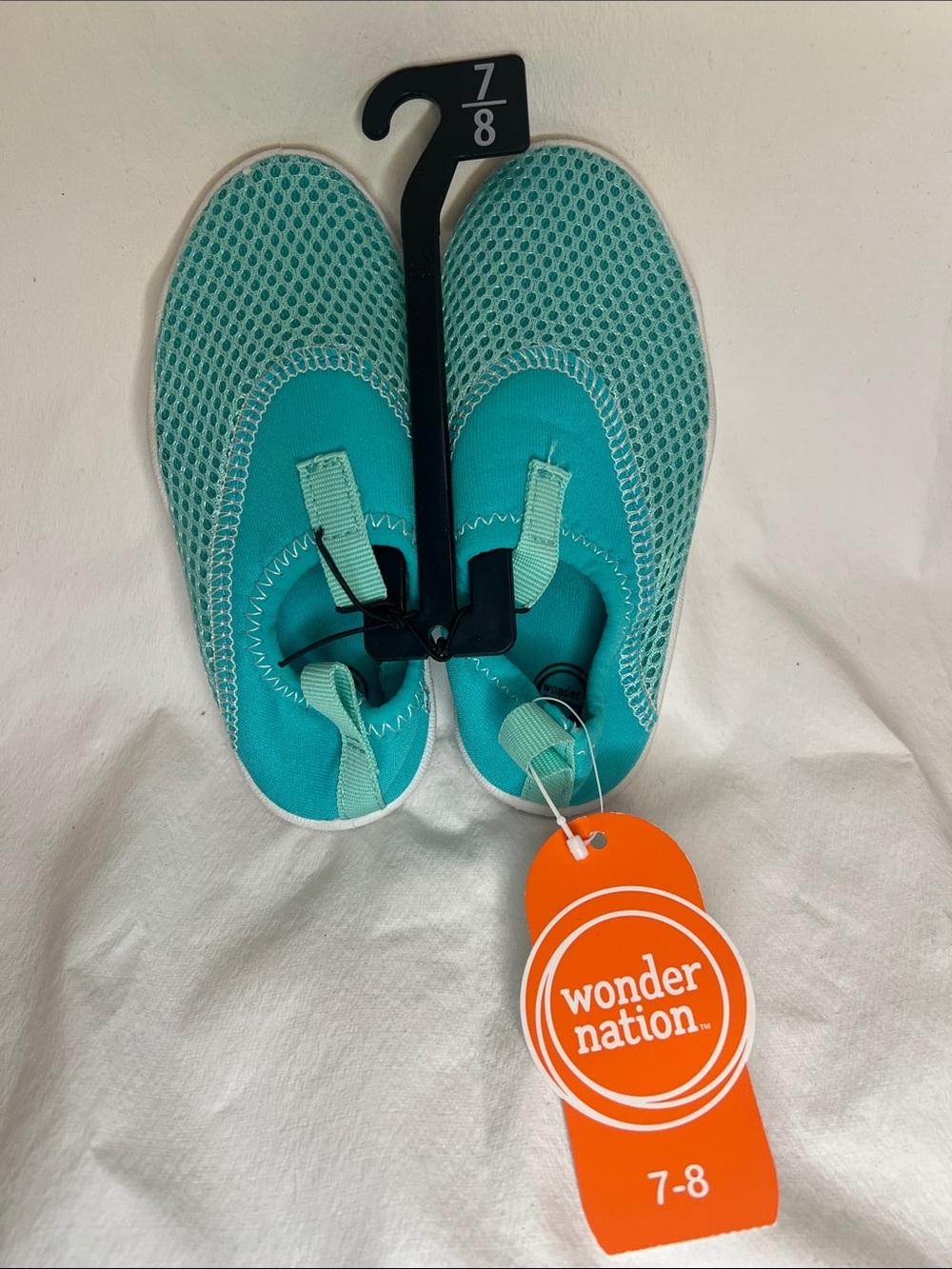 wonder nation Teal Aqua Slip-On Water Shoes